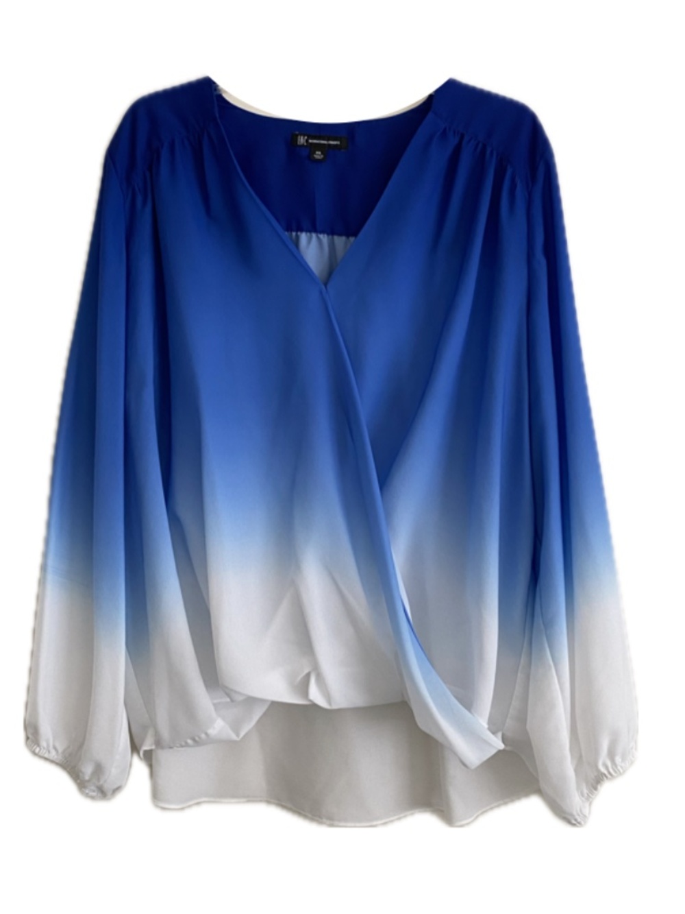I.N.C. International Concepts Surplice Blouse Size: XXL